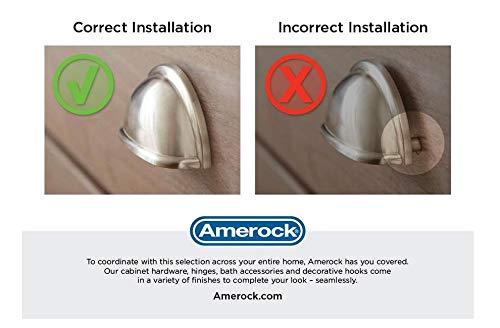 Amerock BP53010CZ Champagne Bronze Cabinet Cup Pull | 3 inch (76mm) Center-to-Center Cabinet Hardware | Cup Pulls | Furniture Hardware | Drawer Pull