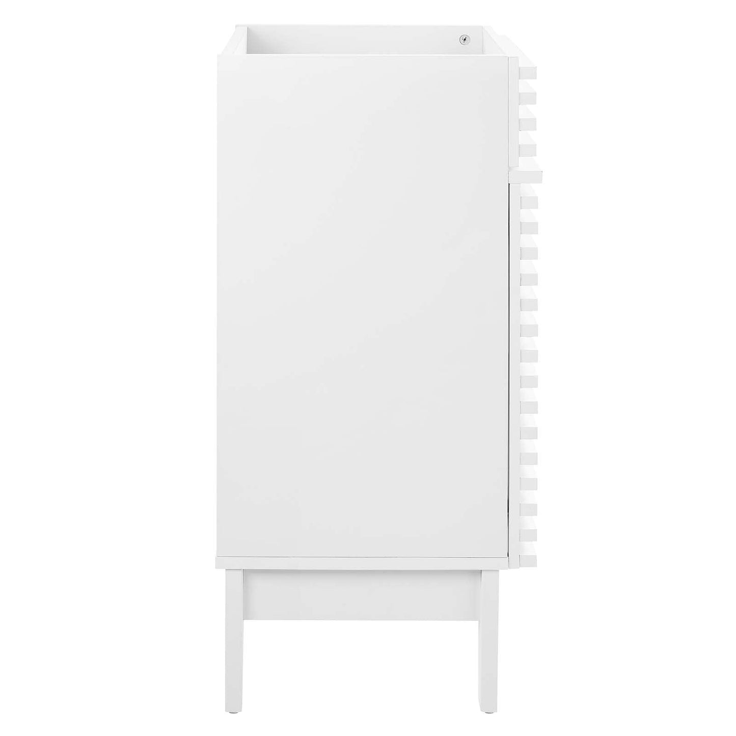 Modway Render 48" Double Sink Bathroom Vanity Cabinet in Walnut White