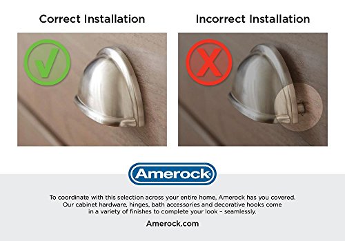 Amerock BP53010CZ Champagne Bronze Cabinet Cup Pull | 3 inch (76mm) Center-to-Center Cabinet Hardware | Cup Pulls | Furniture Hardware | Drawer Pull
