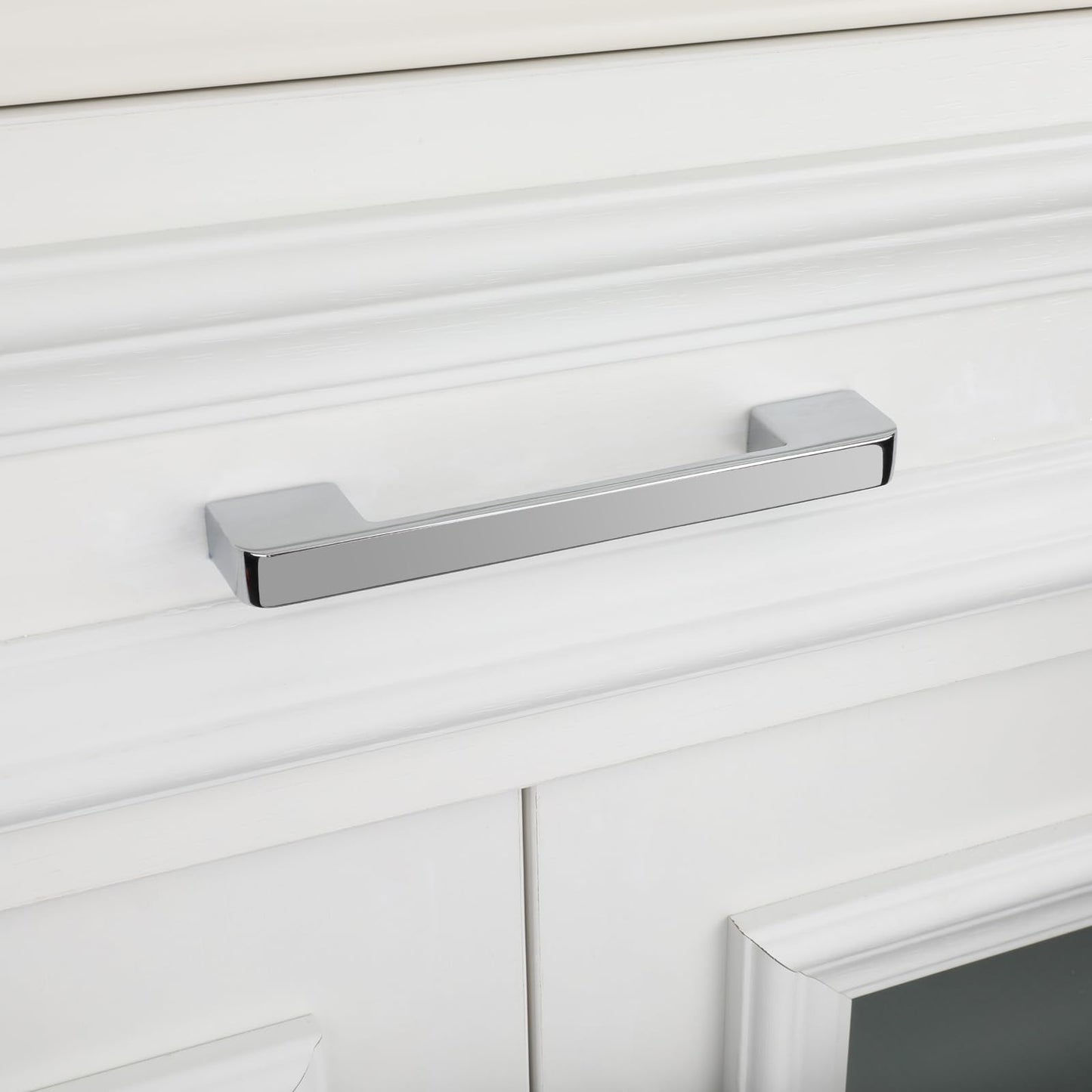 Rergy Champagne Bronze Cabinet Pulls, 10 Pack Champagne Bronze Cabinet Handles, 6.25" Screw Spacing Kitchen Cabinet Handles, 6-1/4inch(160mm) Center to Center Bathroom Cabient Hardware