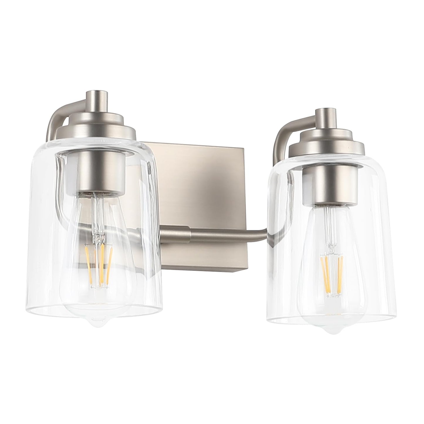 SOLFART Vintage Vanity Lighting Fixtures for Bathroom Black with Bronze Wall Lamp Sconce Black with Bronze 4 lights