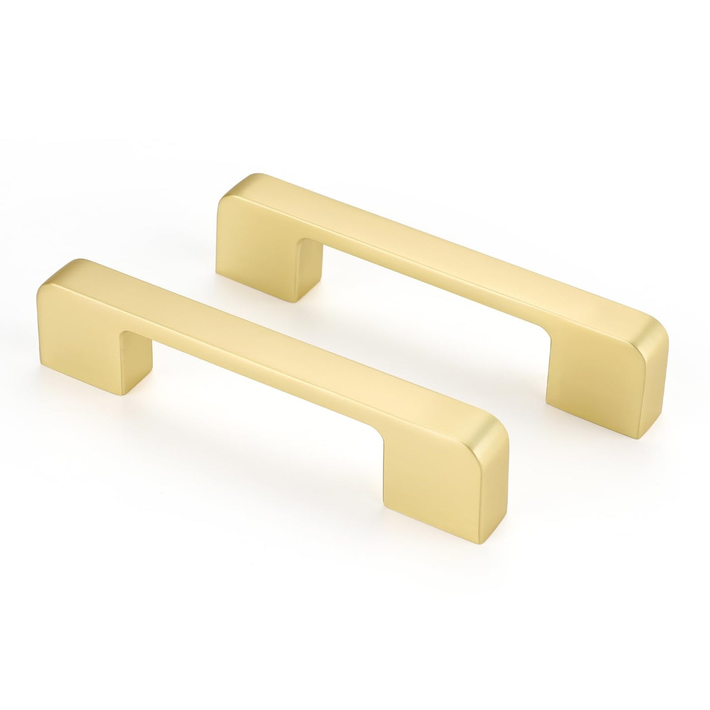 Rergy Champagne Bronze Cabinet Pulls, 10 Pack Champagne Bronze Cabinet Handles, 6.25" Screw Spacing Kitchen Cabinet Handles, 6-1/4inch(160mm) Center to Center Bathroom Cabient Hardware