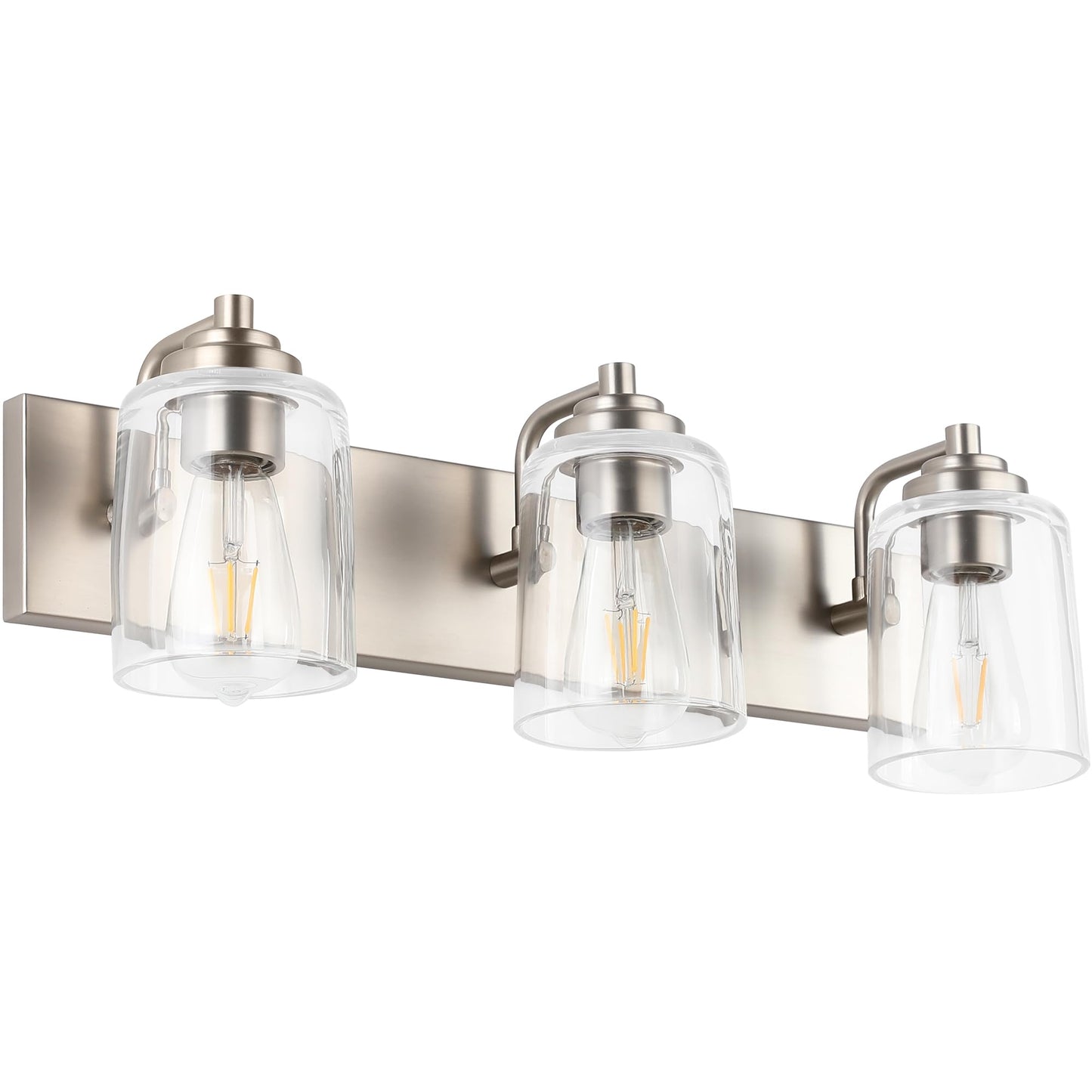 SOLFART Vintage Vanity Lighting Fixtures for Bathroom Black with Bronze Wall Lamp Sconce Black with Bronze 4 lights