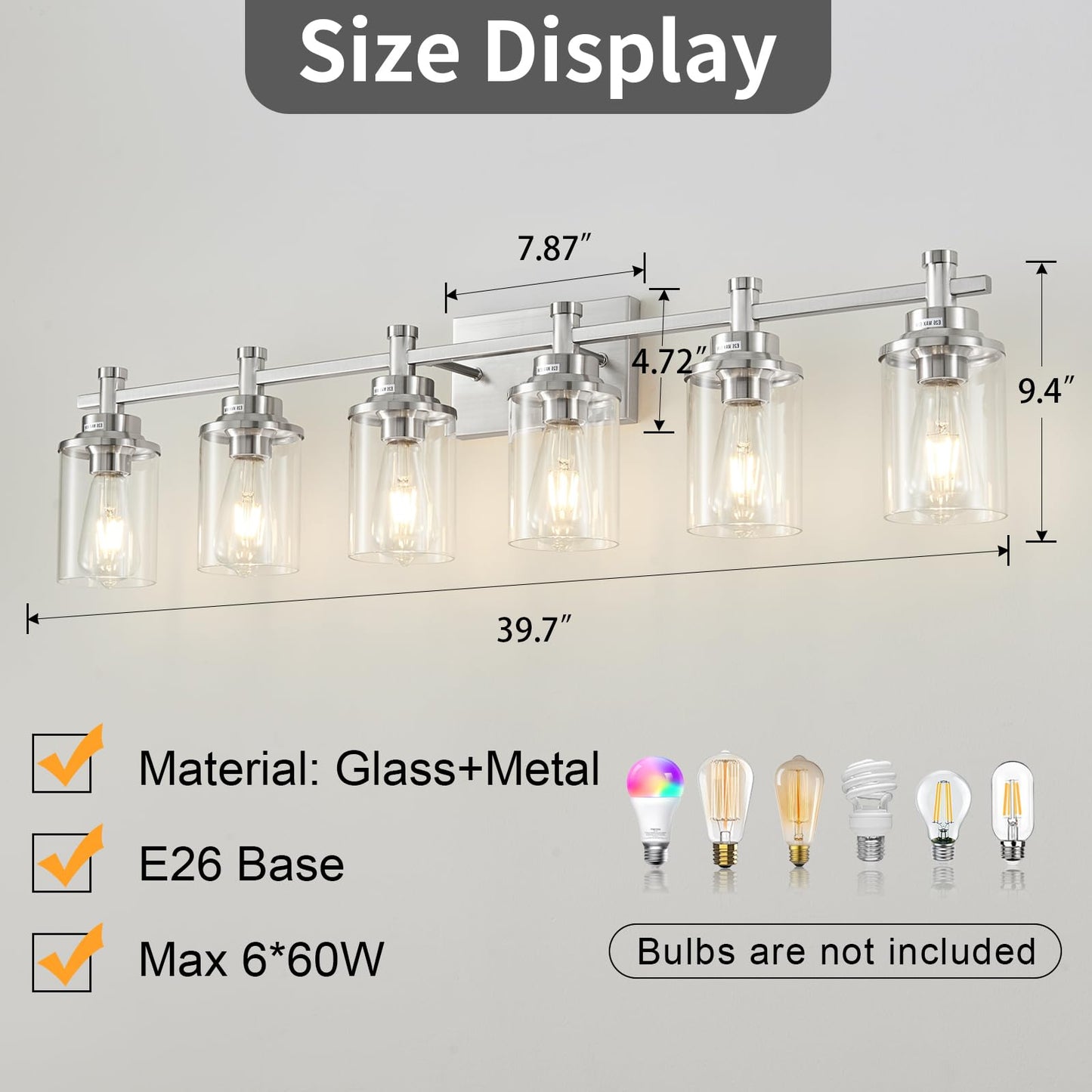 3 Light Bathroom Light Fixtures, Black and Brushed Gold Vanity Light Fixture Over Mirror, Modern Wall Sconces Lighting Wall Lamp for Bathroom, Bedroom, Hallway with Clear Glass Shade