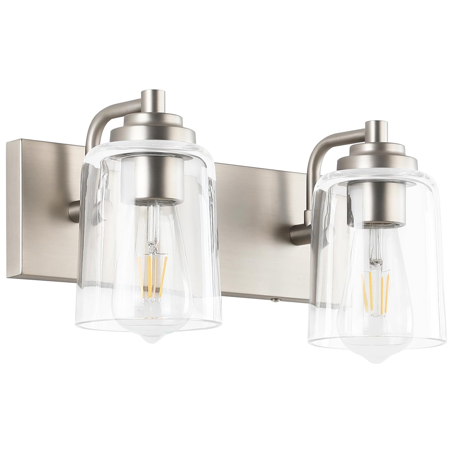 SOLFART Vintage Vanity Lighting Fixtures for Bathroom Black with Bronze Wall Lamp Sconce Black with Bronze 4 lights