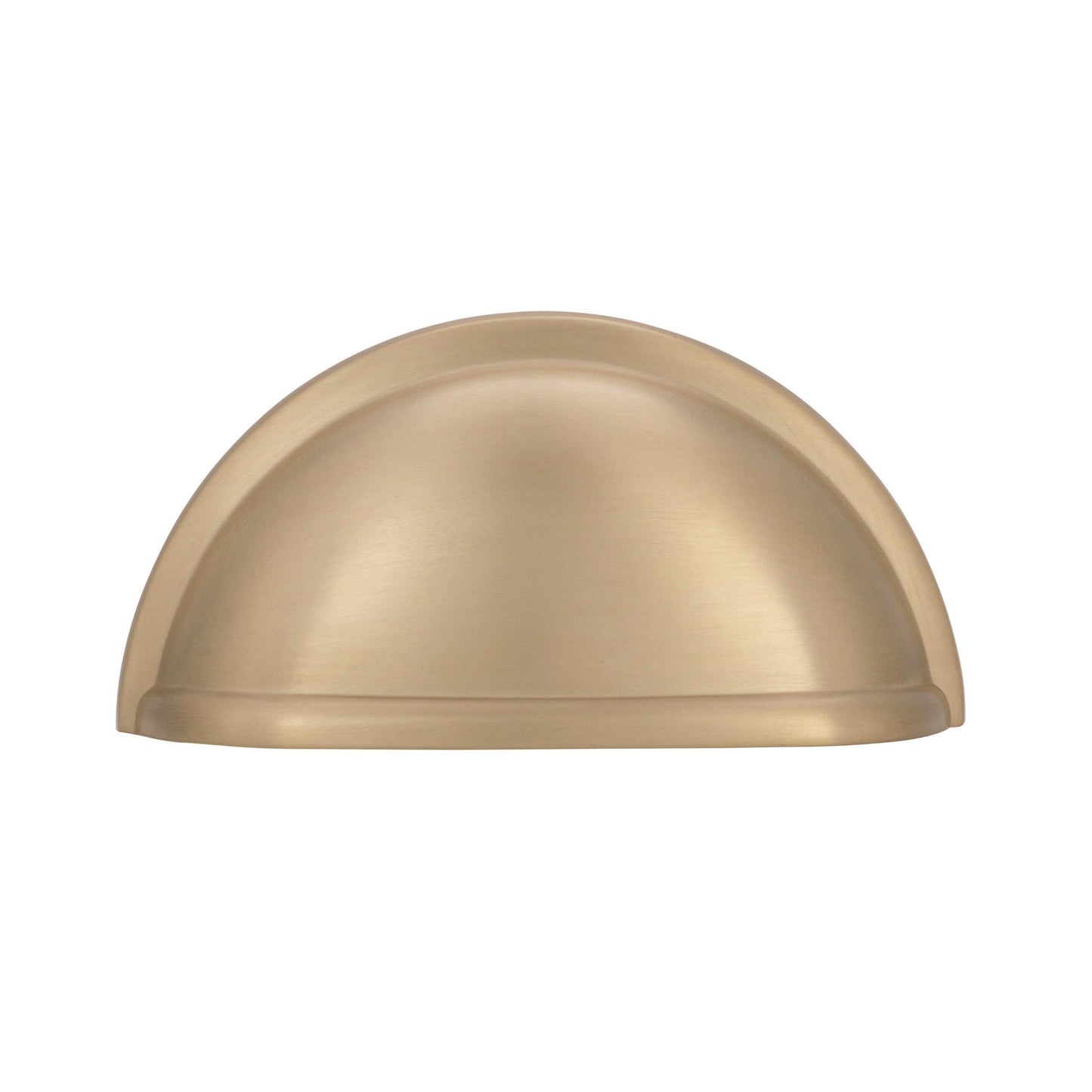 Amerock BP53010CZ Champagne Bronze Cabinet Cup Pull | 3 inch (76mm) Center-to-Center Cabinet Hardware | Cup Pulls | Furniture Hardware | Drawer Pull