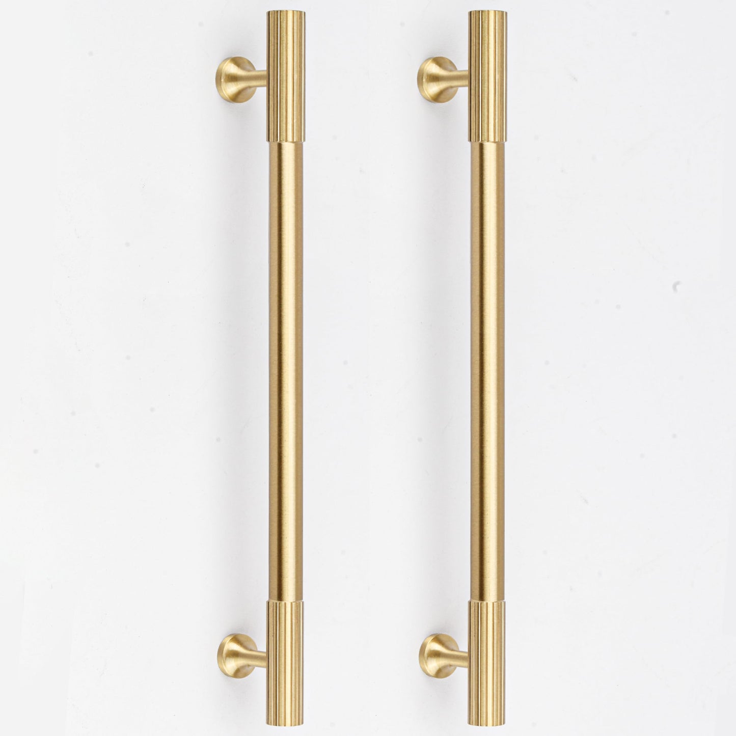 RZDEAL 4pcs Solid Brass Cabinet Knobs Pulls Cabinet Drawer Dresser Gold Knobs Modern Handles Knobs(1"x1"/25mmx25mm),Brushed Brass Finish