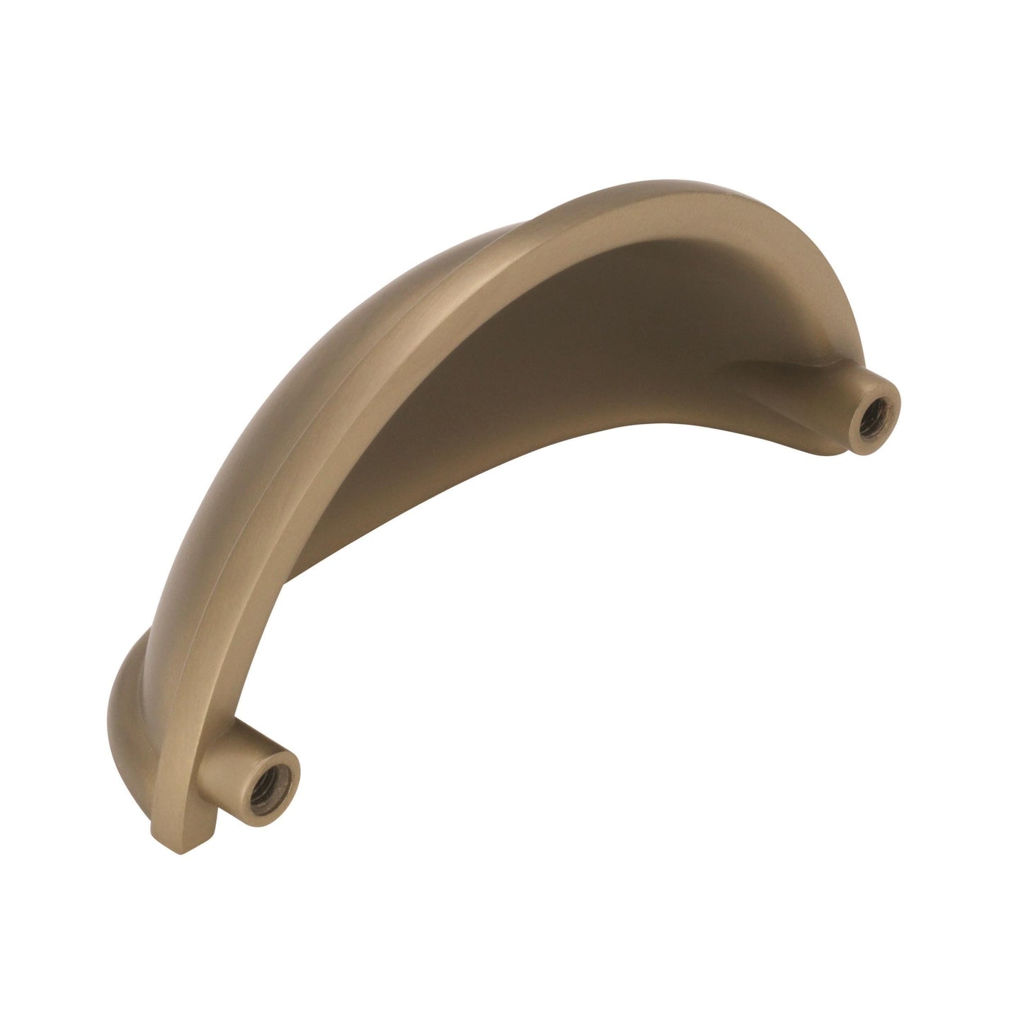 Amerock BP53010CZ Champagne Bronze Cabinet Cup Pull | 3 inch (76mm) Center-to-Center Cabinet Hardware | Cup Pulls | Furniture Hardware | Drawer Pull