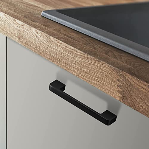 Rergy Champagne Bronze Cabinet Pulls, 10 Pack Champagne Bronze Cabinet Handles, 6.25" Screw Spacing Kitchen Cabinet Handles, 6-1/4inch(160mm) Center to Center Bathroom Cabient Hardware
