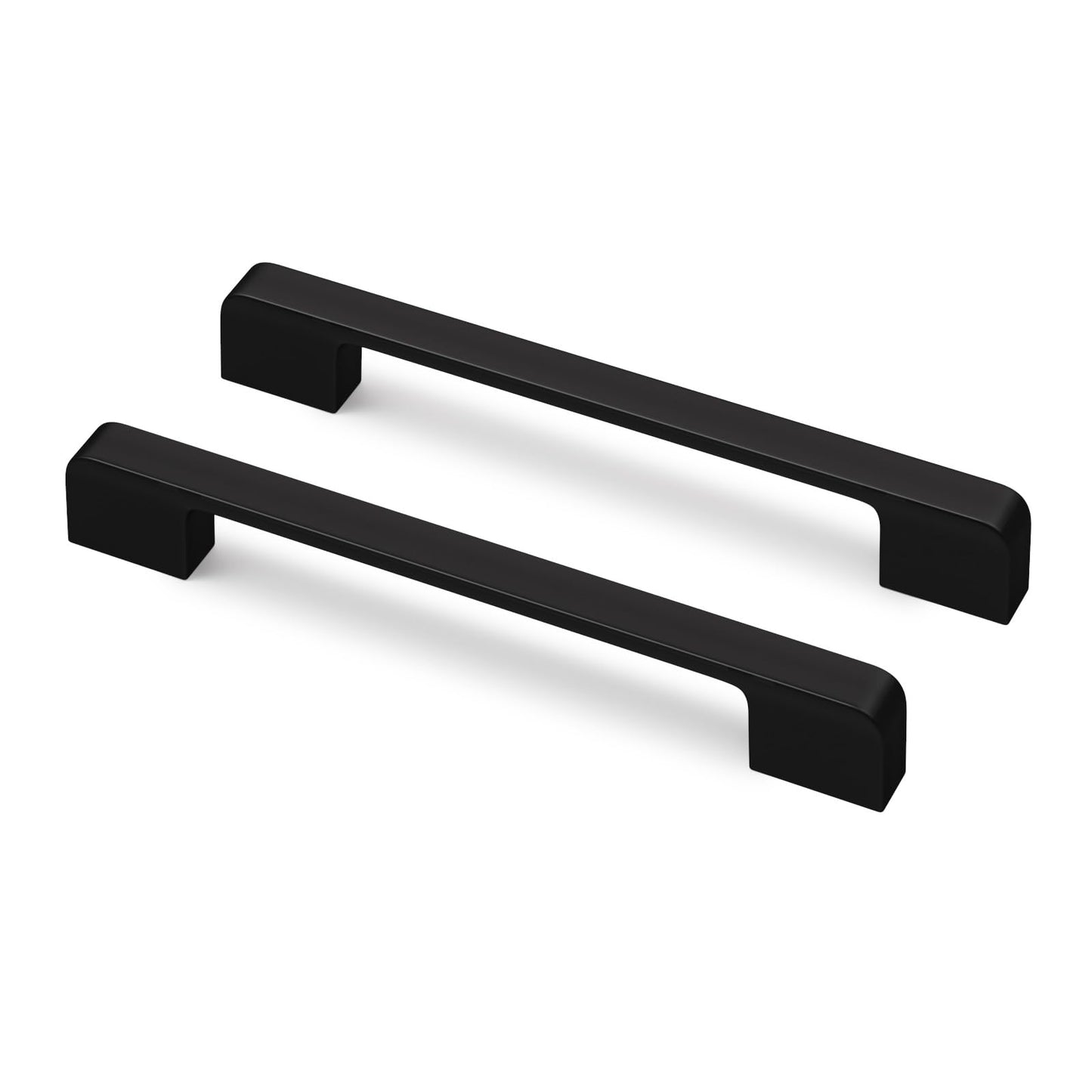 Rergy Champagne Bronze Cabinet Pulls, 10 Pack Champagne Bronze Cabinet Handles, 6.25" Screw Spacing Kitchen Cabinet Handles, 6-1/4inch(160mm) Center to Center Bathroom Cabient Hardware