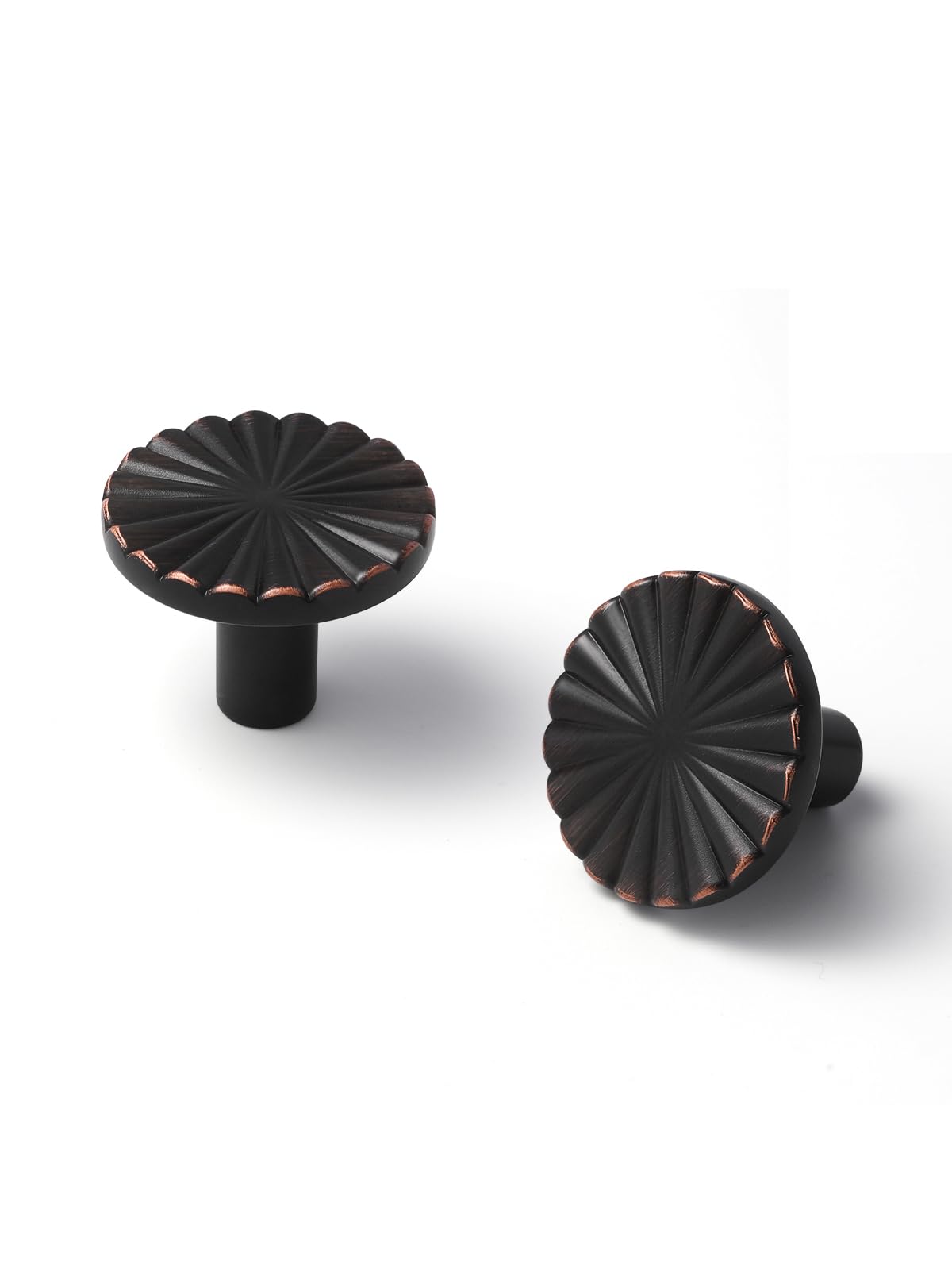 5 Pack Brushed Gold Cabinet Pulls 3" Hole Center Cup Flat Brass Drawer Pulls Kitchen Cupboard Bathroom Dresser Cabinet Hardware Handles Zinc Alloy