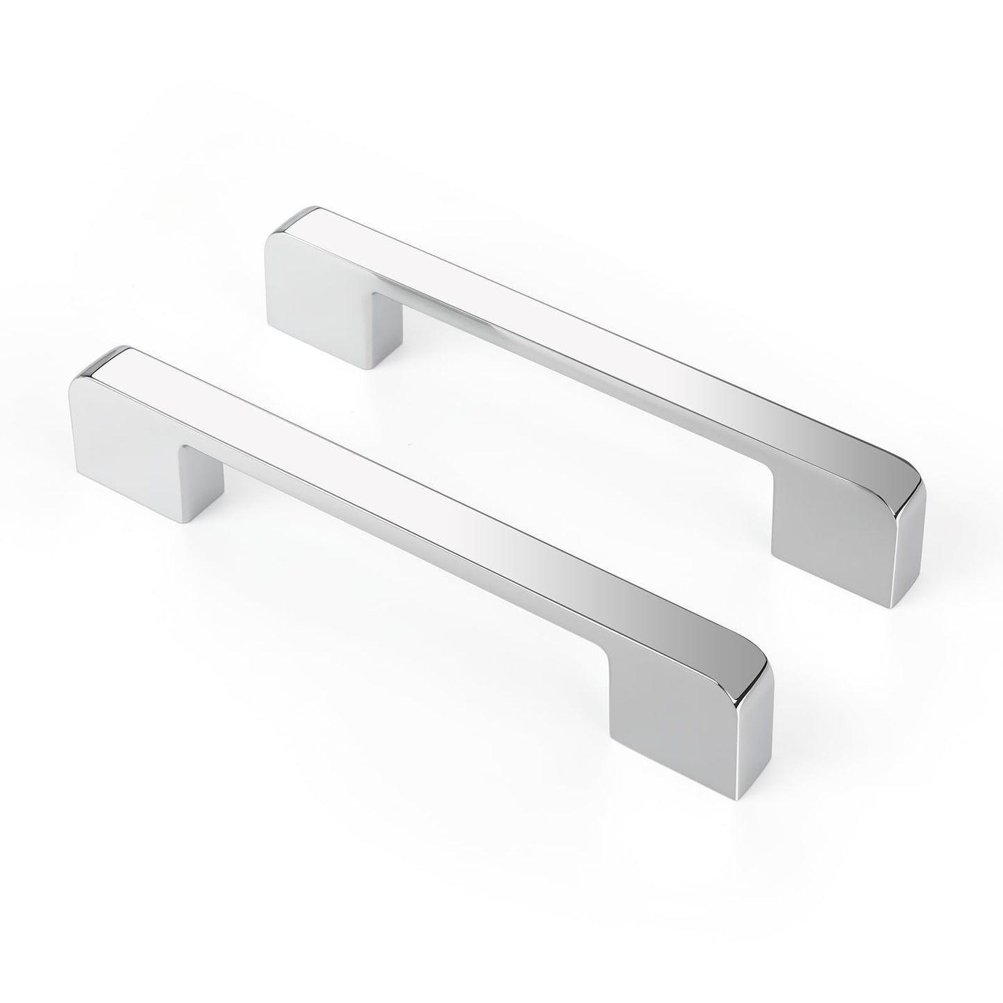 Rergy Champagne Bronze Cabinet Pulls, 10 Pack Champagne Bronze Cabinet Handles, 6.25" Screw Spacing Kitchen Cabinet Handles, 6-1/4inch(160mm) Center to Center Bathroom Cabient Hardware