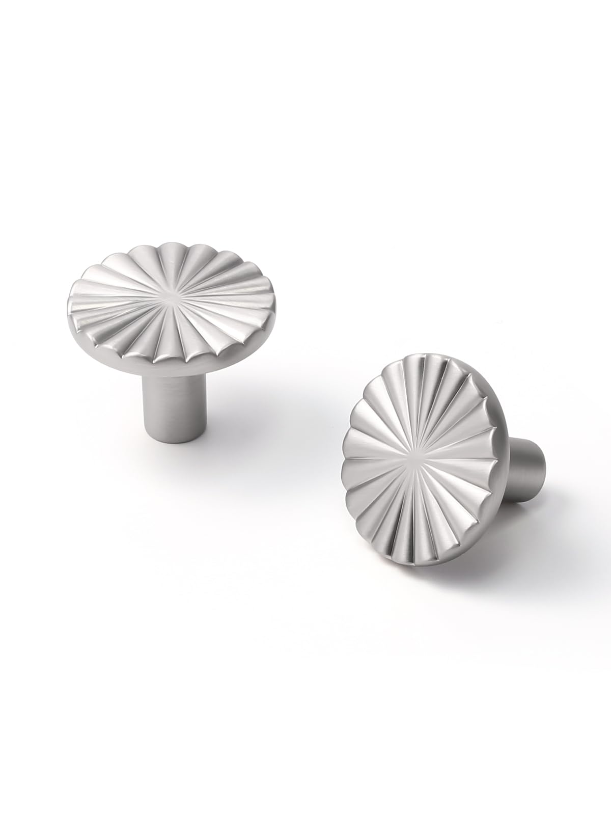 5 Pack Brushed Gold Cabinet Pulls 3" Hole Center Cup Flat Brass Drawer Pulls Kitchen Cupboard Bathroom Dresser Cabinet Hardware Handles Zinc Alloy