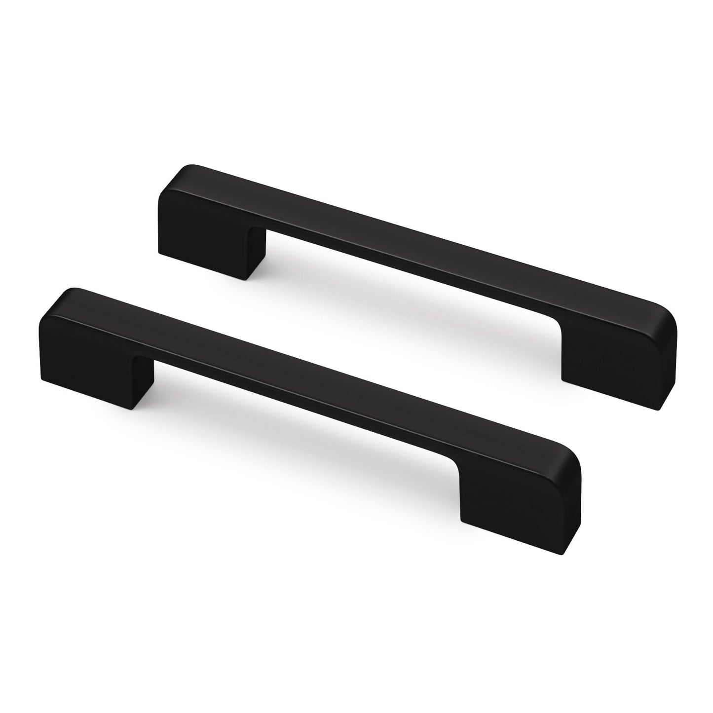 Rergy Champagne Bronze Cabinet Pulls, 10 Pack Champagne Bronze Cabinet Handles, 6.25" Screw Spacing Kitchen Cabinet Handles, 6-1/4inch(160mm) Center to Center Bathroom Cabient Hardware