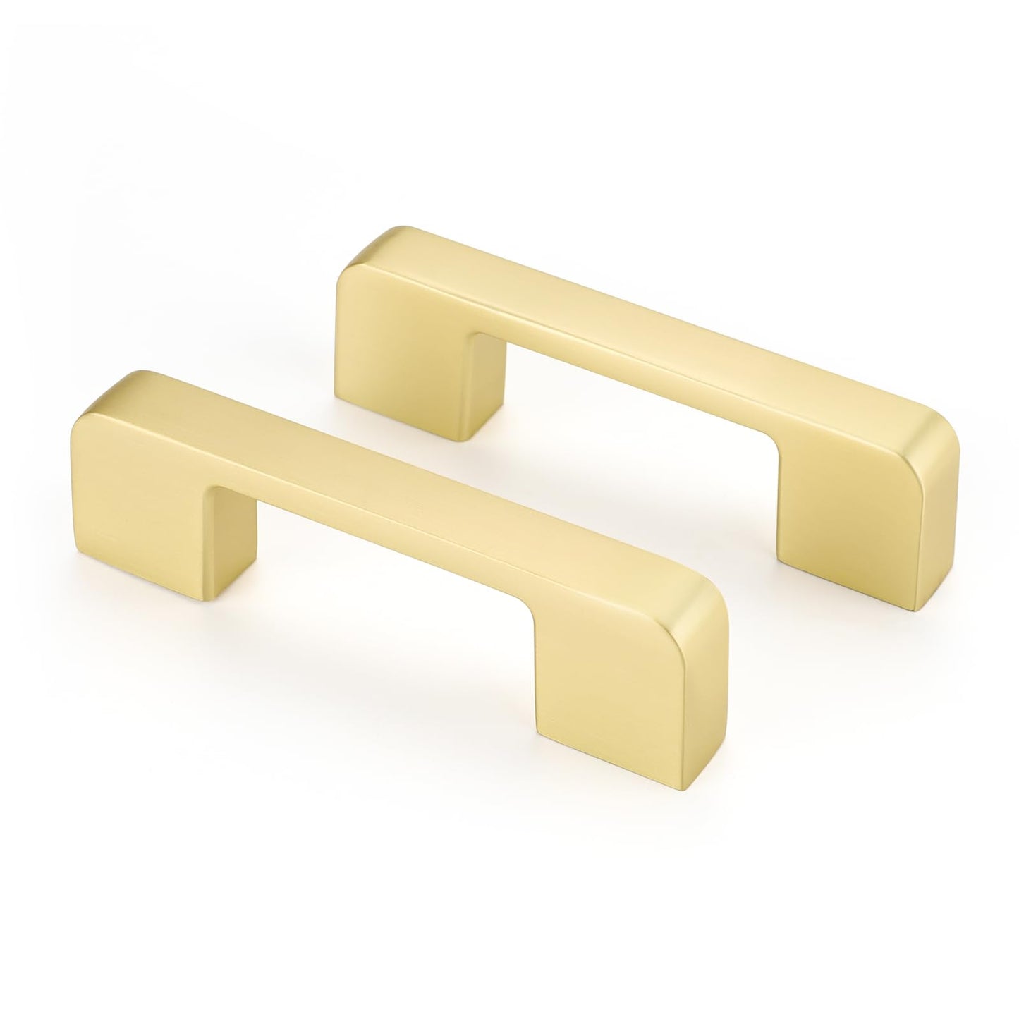 Rergy Champagne Bronze Cabinet Pulls, 10 Pack Champagne Bronze Cabinet Handles, 6.25" Screw Spacing Kitchen Cabinet Handles, 6-1/4inch(160mm) Center to Center Bathroom Cabient Hardware
