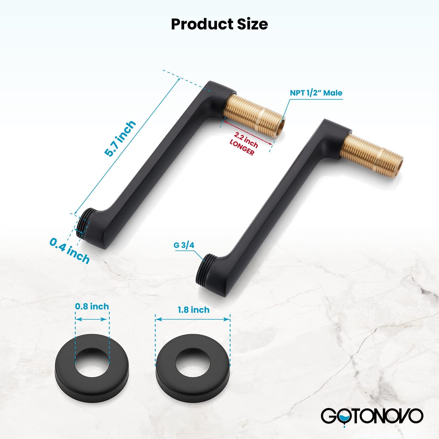 gotonovo Bathtub Clawfoot Faucet Brushed Nickel Finish Wall Mount Tub Filler with Hand Held Shower Faucet 2 Cross Handles with Tub Spout Victorian Vintage Telephone Style