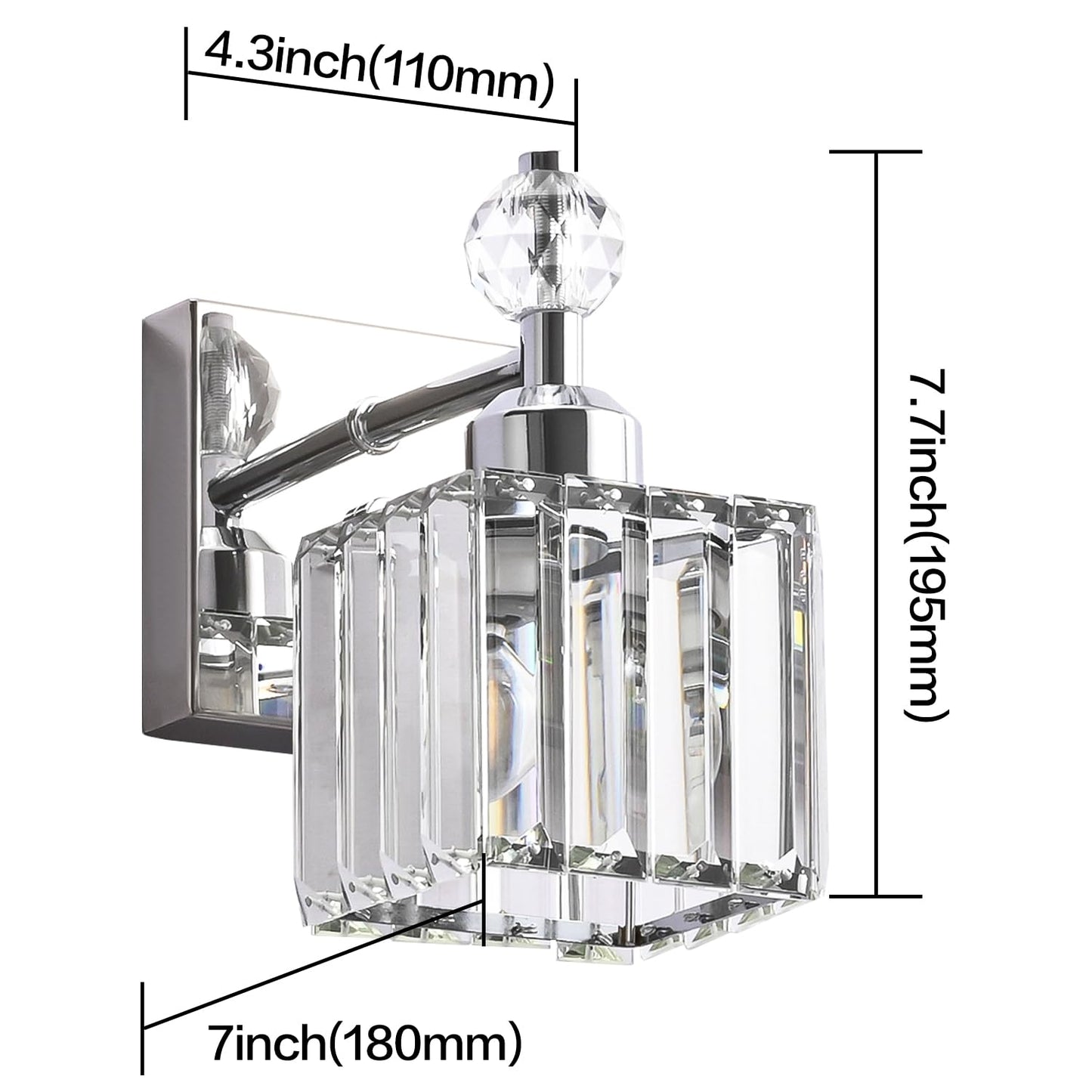 PRESDE Black Gold Crystal Bathroom Vanity Lights Fixtures Over Mirror Modern 3 Light Bath Wall Lighting