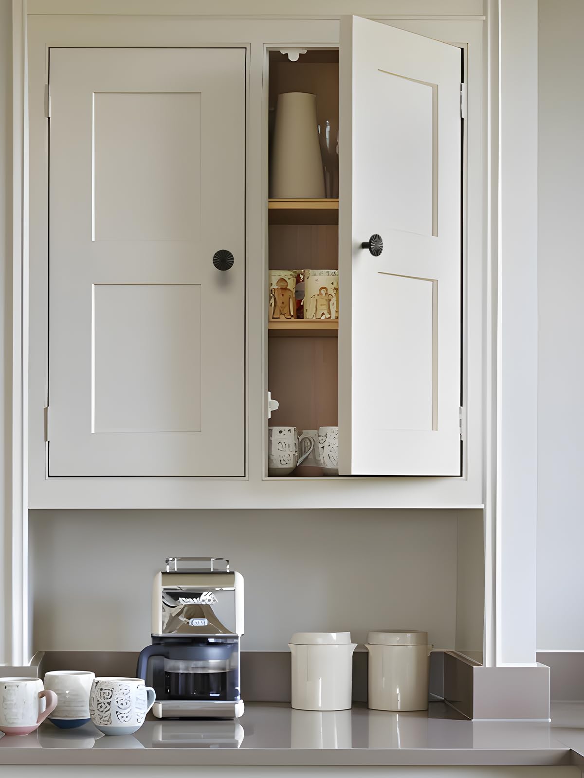 5 Pack Brushed Gold Cabinet Pulls 3" Hole Center Cup Flat Brass Drawer Pulls Kitchen Cupboard Bathroom Dresser Cabinet Hardware Handles Zinc Alloy