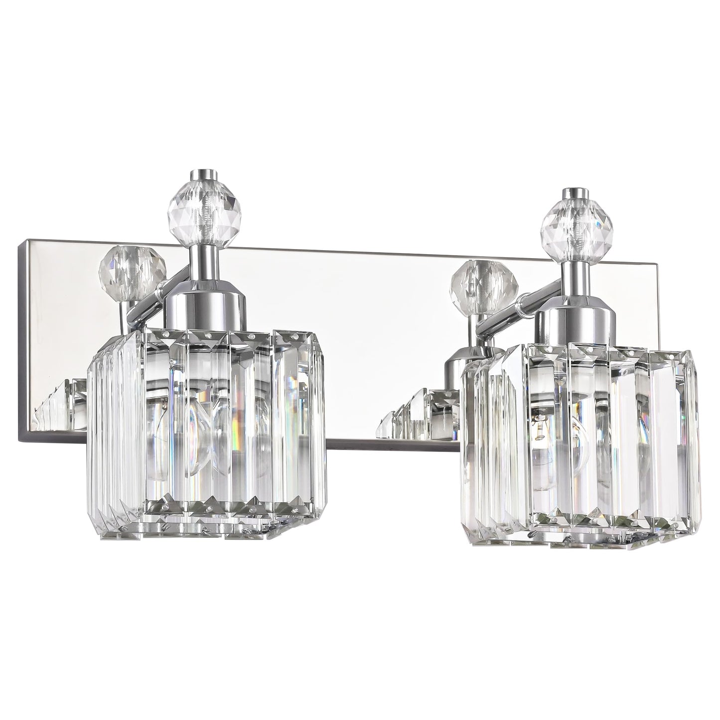 PRESDE Black Gold Crystal Bathroom Vanity Lights Fixtures Over Mirror Modern 3 Light Bath Wall Lighting