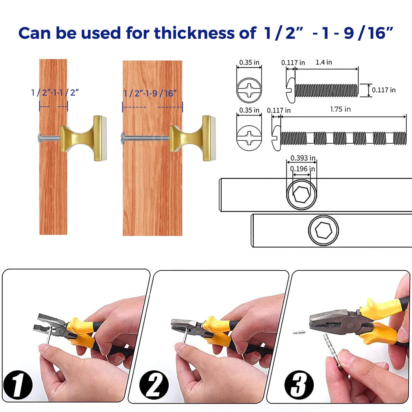 Ravinte 30 Pack Solid Knobs Kitchen Cabinet Knobs Round Knobs Dresser Drawer Knobs Gold Cabinet Hardware Round Cabinet Door Knobs Drawer Knobs Brushed Brass Drawer Pulls