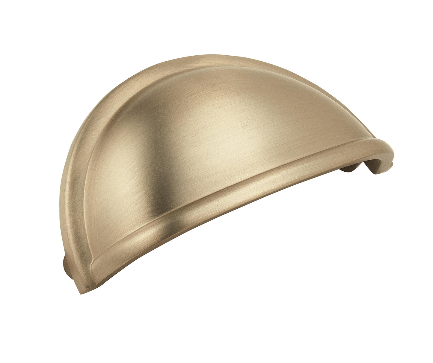 Amerock BP53010CZ Champagne Bronze Cabinet Cup Pull | 3 inch (76mm) Center-to-Center Cabinet Hardware | Cup Pulls | Furniture Hardware | Drawer Pull