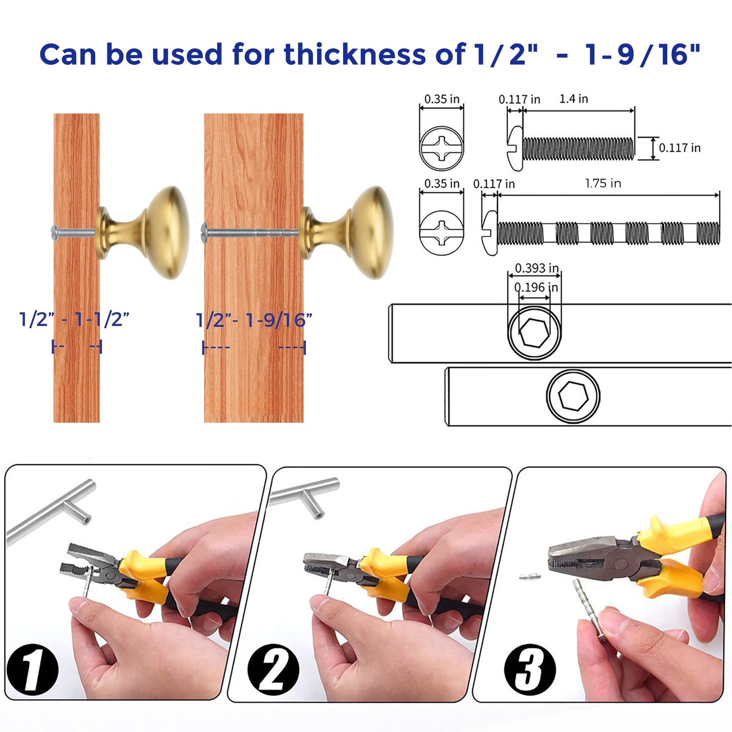 Ravinte 30 Pack Solid Knobs Kitchen Cabinet Knobs Round Knobs Dresser Drawer Knobs Gold Cabinet Hardware Round Cabinet Door Knobs Drawer Knobs Brushed Brass Drawer Pulls